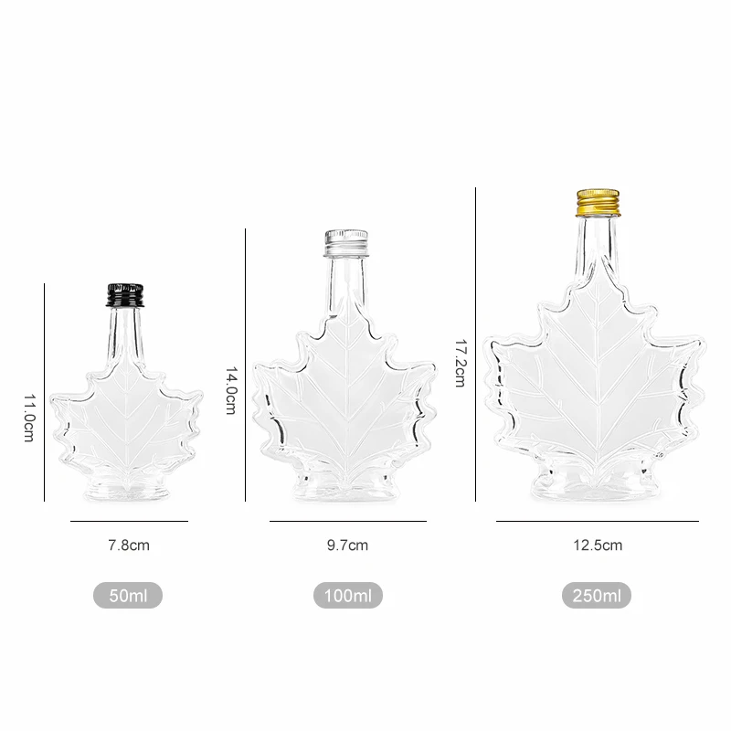 メープルシロップ 50ml メープルリーフ型 ピュアメープルシロップ