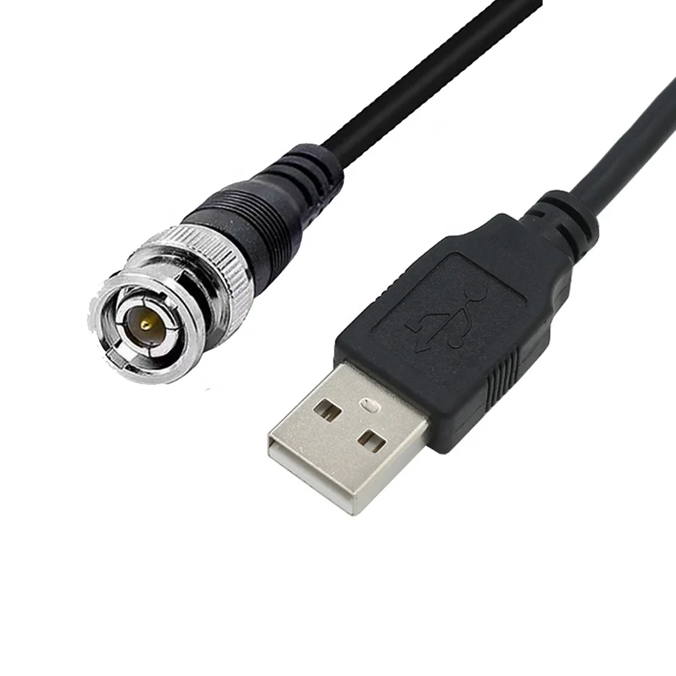 USB 3.0オスタイプBNCオスアダプター1m長PVCジャケット医療機器