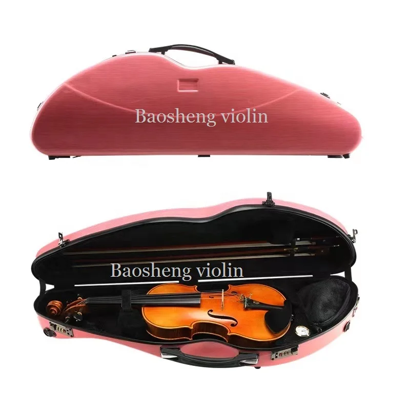 4/4 Violin Accessory Case Hard Violin Case Carbon Fiber Waterproof Hard