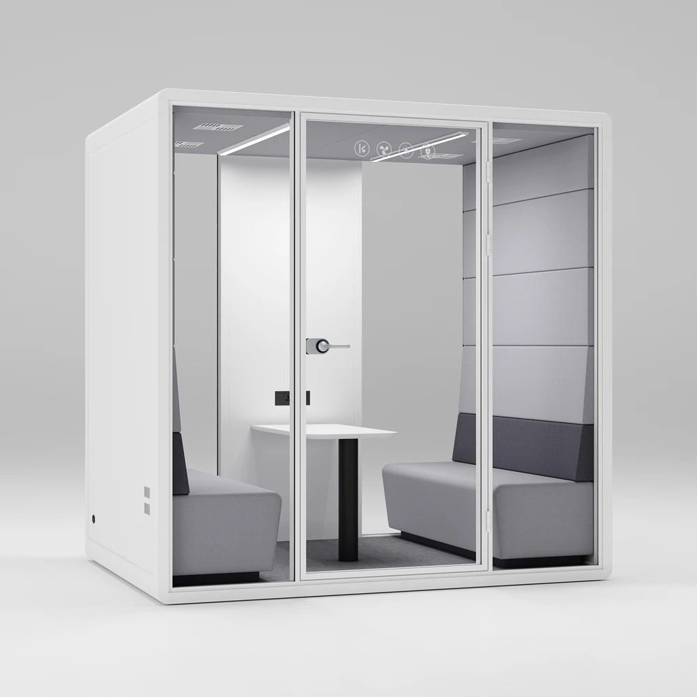 Privacy Soundproof Telephone Booth Phone Pod Recording Security Office Booth Workplace Office Phone Booth