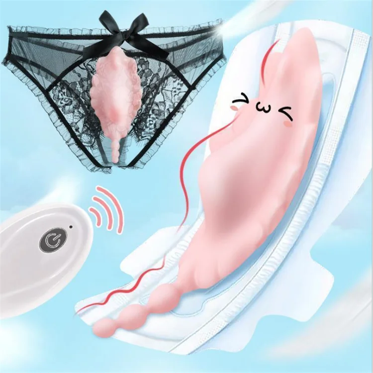 Wireless 10-Speed Clitoris Anal Stimulation Panty Vibrator Convenient  Remote USB Butterfly Vibrators Wearable Underwear Vibrator