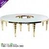gold legs + white tempered glass-4