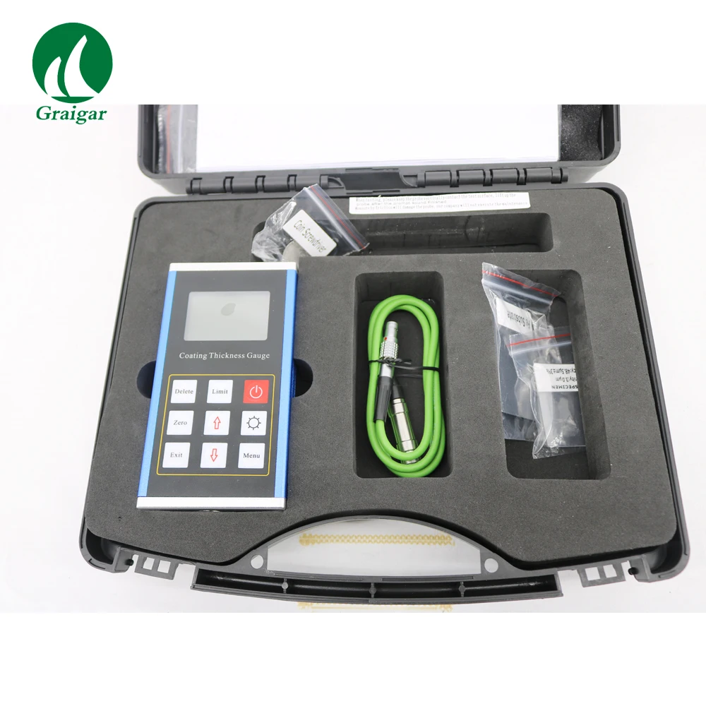 CM-1210A Digital Coating Thickness Gauge F & NF Type Eddy Current Range 0-2000um/0-80mil