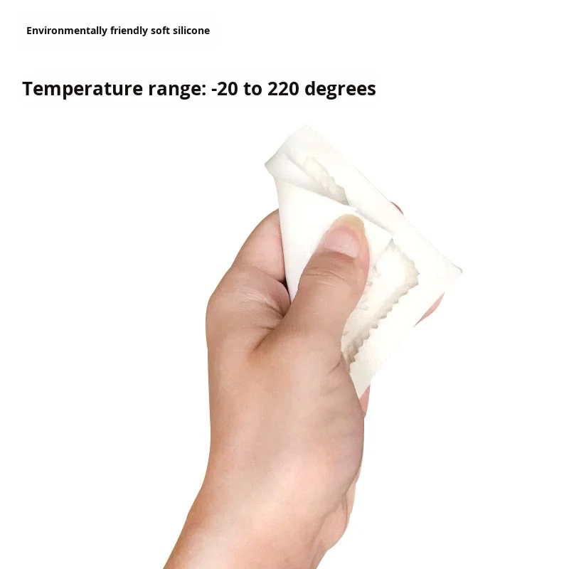 Cute Square Biscuit-Shaped Silicone Mold: for Candle Making & Resin Ornament Crafting manufacture