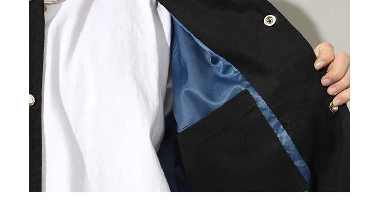 Men's Baseball Uniform Jacket Long-sleeved Embroidered Autumn_voghion.com