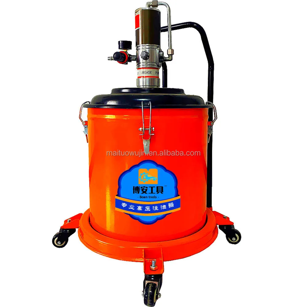 OEM Factory 20L Bucket large capacity Pneumatic High Pressure Heavy Duty Grease Bucket Pump Air Operated Grease Pumps