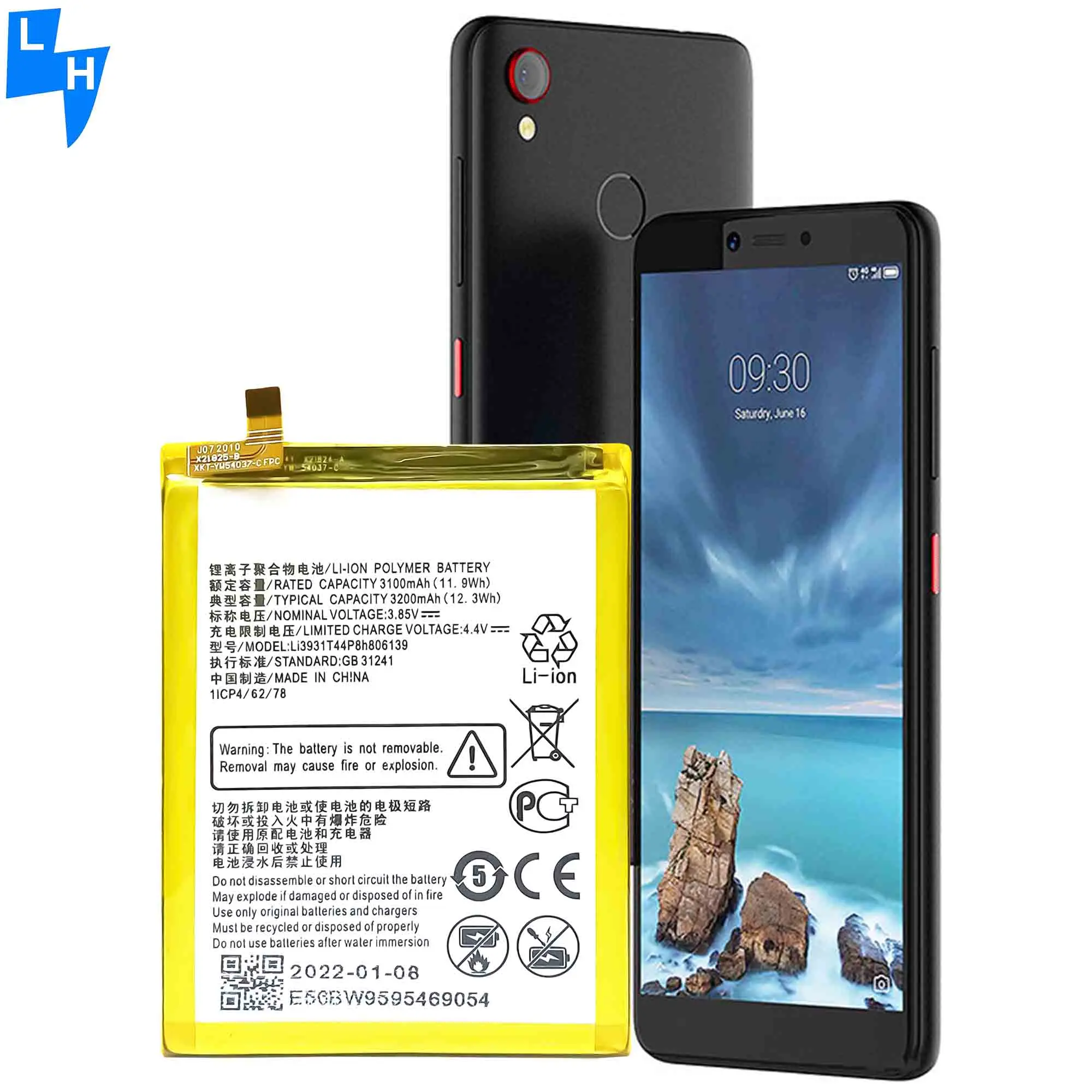 Аккумулятор для мобильного телефона OEM Li3931T44P8h806139 BLADE V10 для ZTE  blade V9 VITA V0920| Alibaba.com