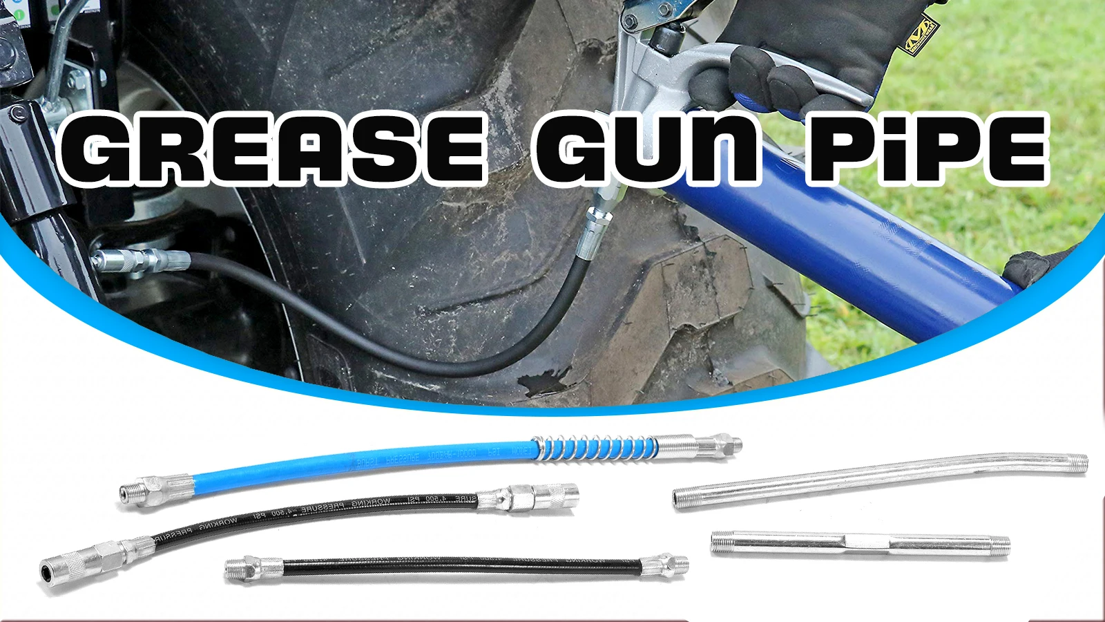 Grease Extension Rubber Hose Flexible Grease Gun Hose Grease Pipe Buy