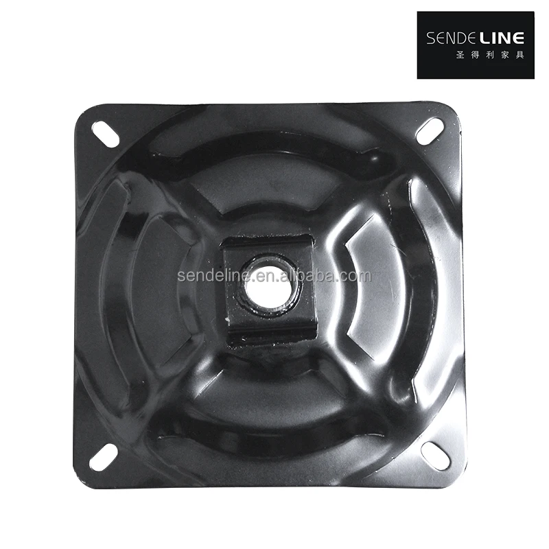 Modern Black Steel Chair Mechanism with 248X248mm Size and 3.0mm Thickness for Swivel Chair Base