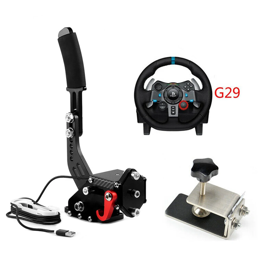 Wholesale 14 Bit PC USB Hand brake SIM for Racing Games G25/27/29 T500 fanatecosw  Dirt rally From