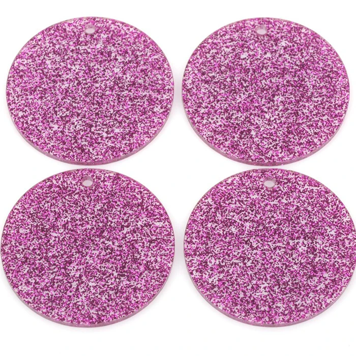 Round Plastic Discs Colored Transparent Acrylic Sheet Laser Cut Disc Circle