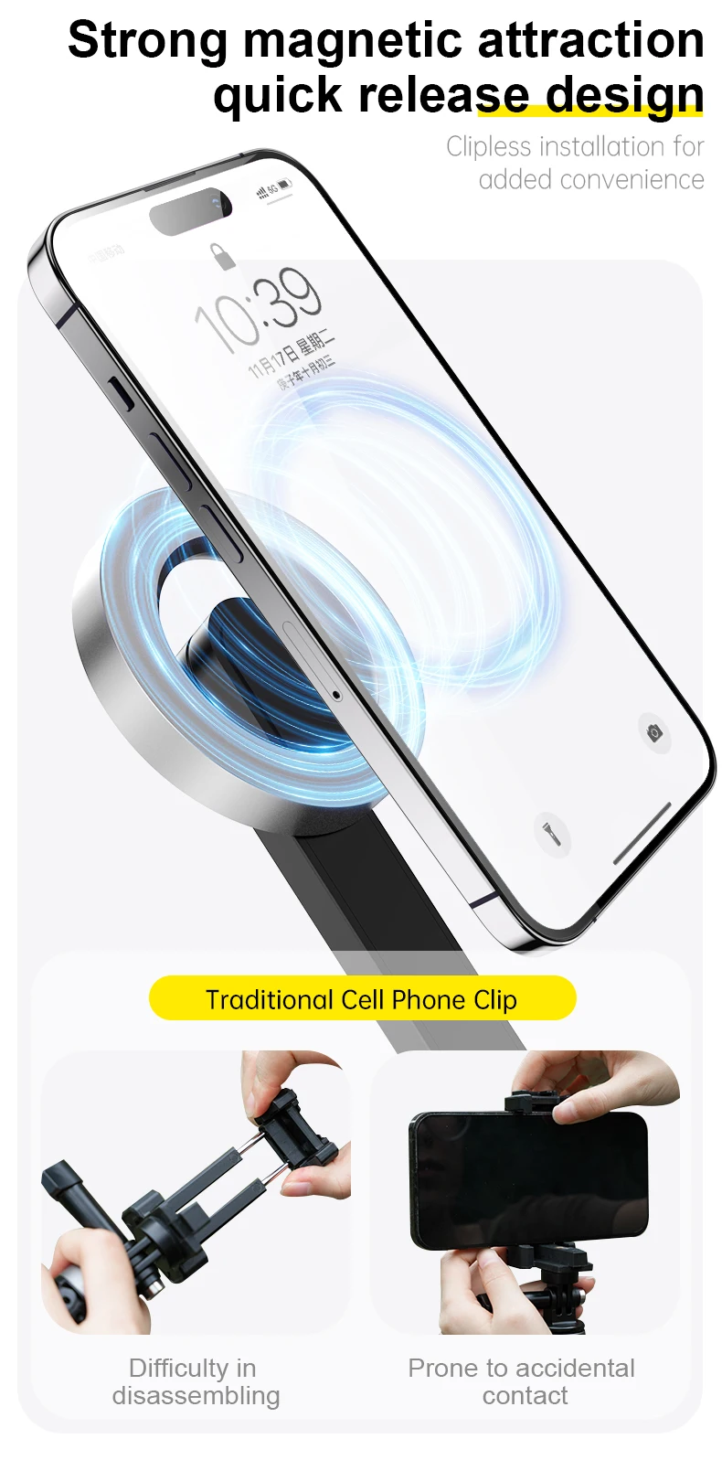 Telesin 2in1 MagSafe Tripod WS-22005