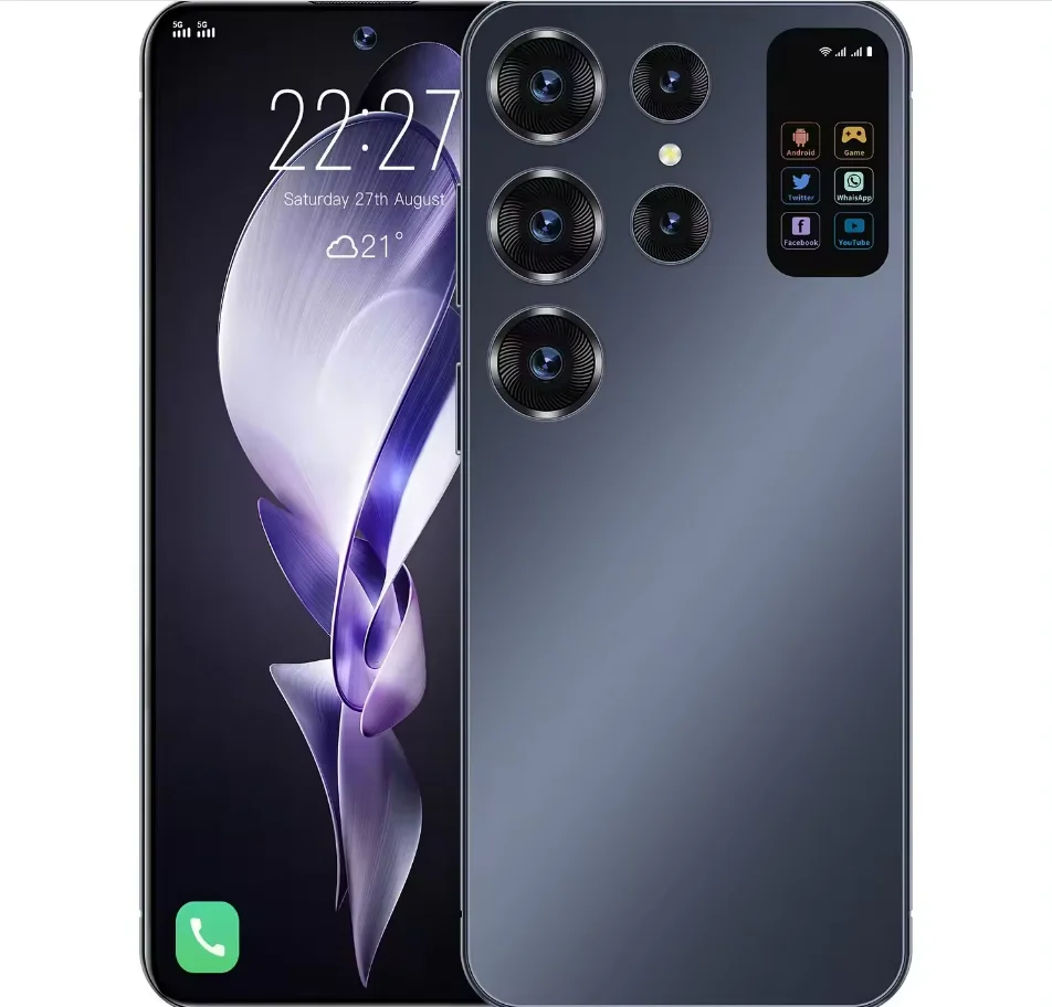 S24 Ultra Smart Phone 16GB+512GB, 7000mah Battery