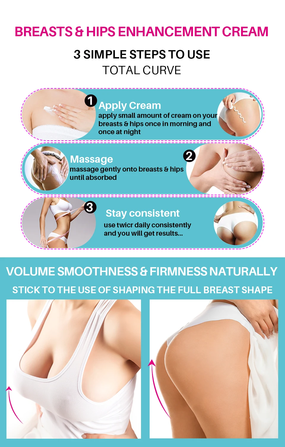Lady Big Breast Lifting Cream Tighten Best Hips And But Enlargement Tightening Enhancer Breast