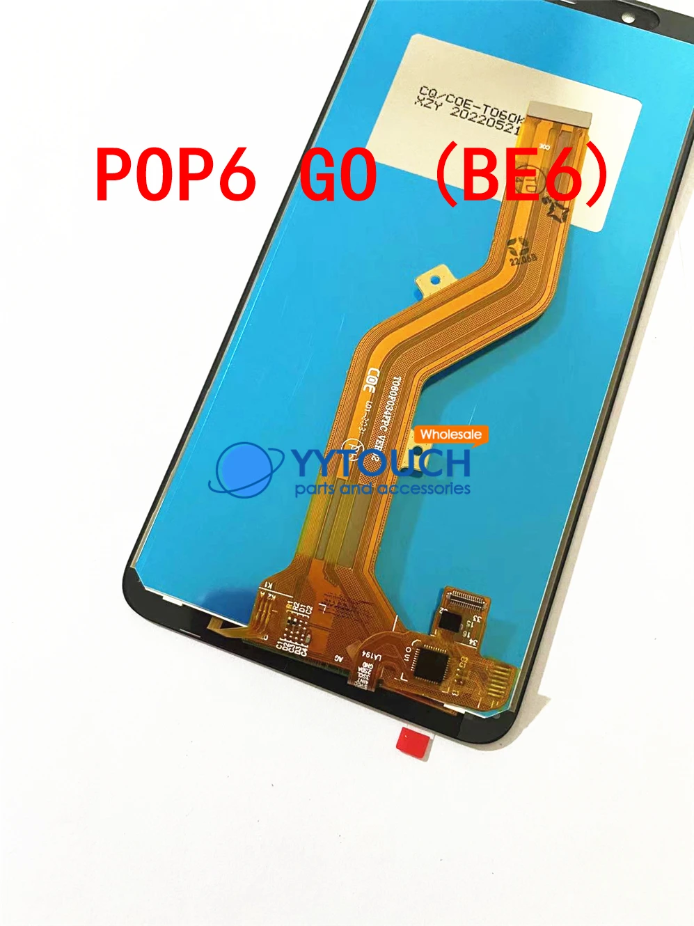 For TECNO POP 6 Go BE6 Lcd Screen Complete