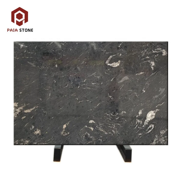 product black   worktops flooring tiles  wal cosmic slabs brazil polished black slabs granite-1