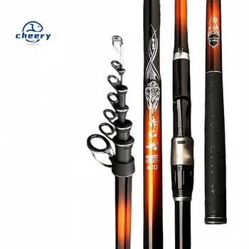CHEERY Carbon Rock Fishing Rod XY-YG-11 Model Long Cast Soft Tail Telescopic Road Sliding Large Guide Ring Sea Fishing Shore – Soft Lure – view 2