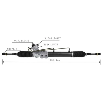 OEM 49001-VW000 49001VW000 RHD Auto Steer Gears Box and Pinion Box Car Power Steering Rack For NISSAN URVAN E25