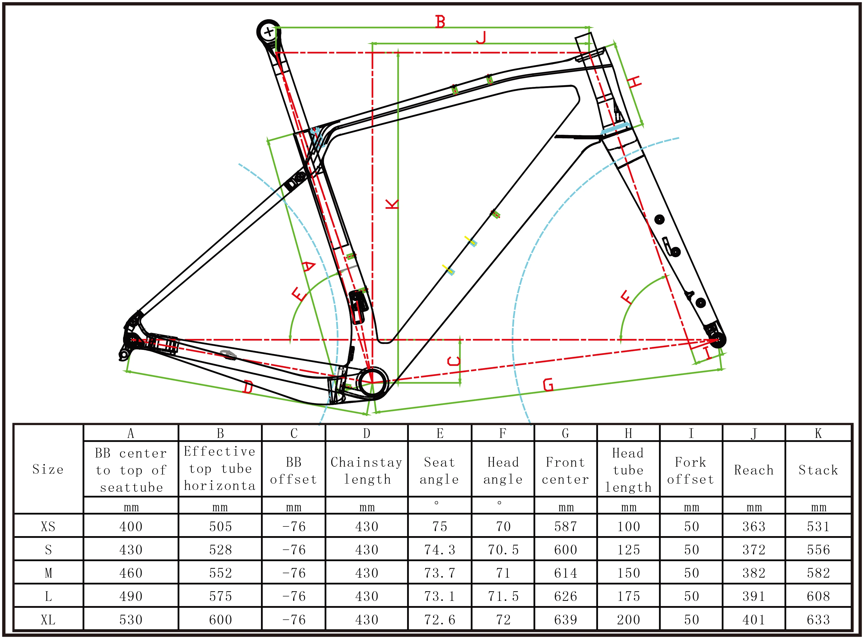 china gravel frame