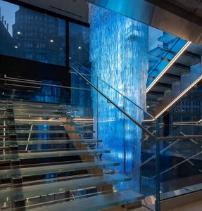 ECOJAS Luxury Glass Chandelier for Hotel Lobby Super Market Wedding Hotel New Design Large Pendent Light