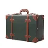 Green with brown strap