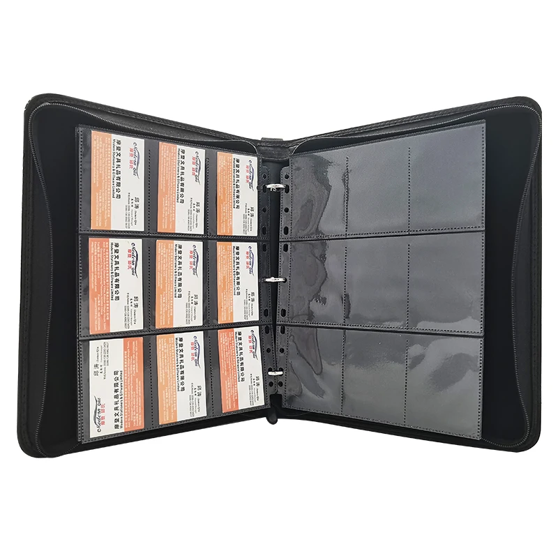 custom 9 pocket card binder Amazon.com: Custom 9 Pocket Card Binder, Personalized Design Trading Card  Folders with Double Sided Pockets, 900 Card Collection Binder for Game Cards/Most  Standard Size Cards/Sports Cards : Toys & Games