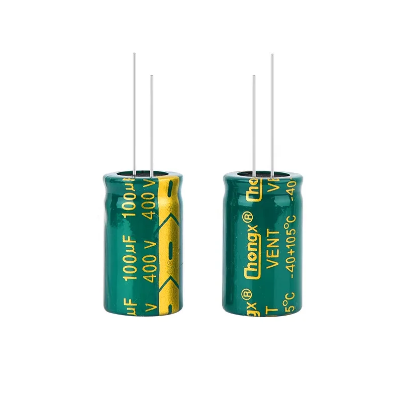 400V 100UF High Frequency Low Resistance Direct Plug Electrolytic Capacitor 100UF 400V 18*30 Capacitor 100UF 400V
