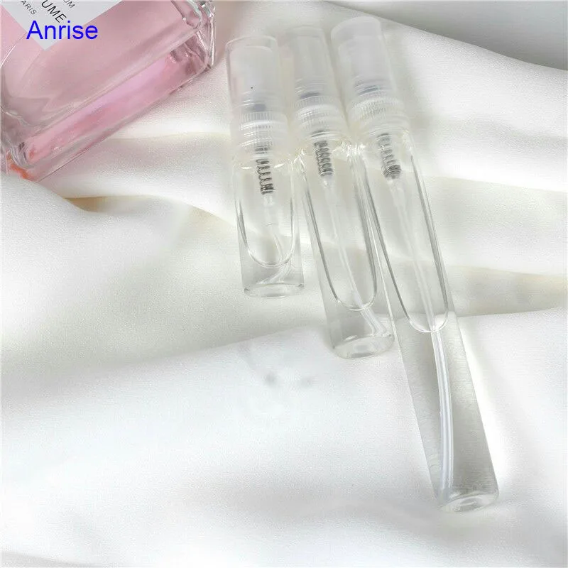Mini Size 2ml 3ml 5ml 10ml Clear Glass Vial Perfume Spray Atomizer Sample Bottle