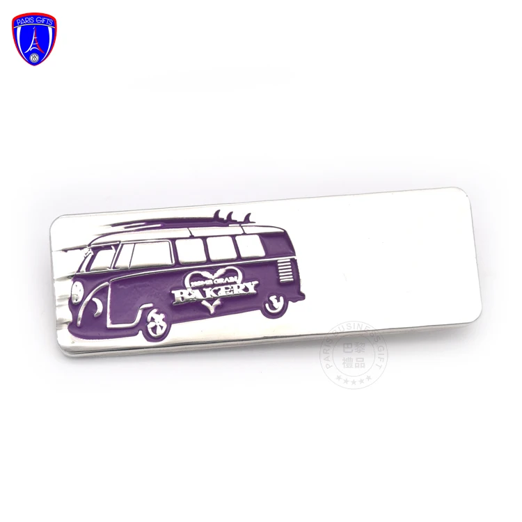 Magnetic Name Badge Company Customized Name Tag Factory Wholesale Rectangle Metal Name Badge with Safety Pin Back