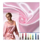 Printed Satin Stretch Printed 100% Polyester Taffeta Price Printed Fabric Customized Pattern Satin Fabric Silk For Dress Elastic Stretch Fabric For Box Lining