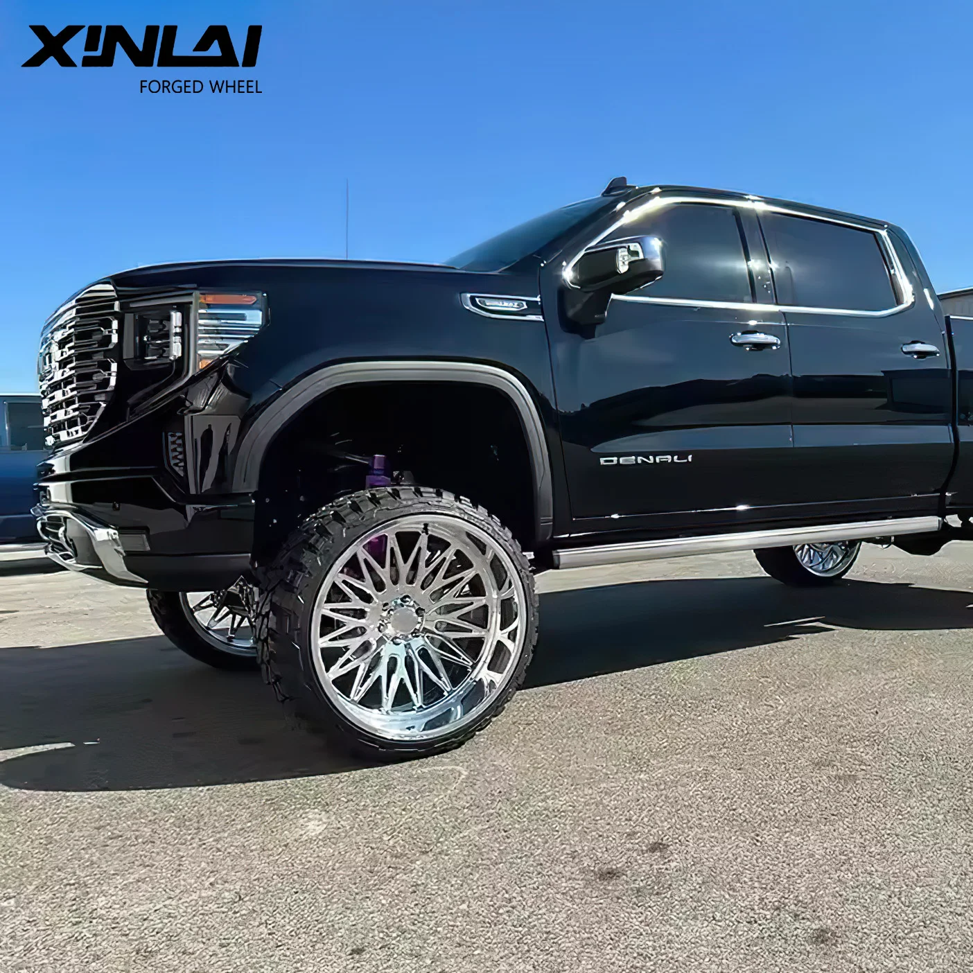 XL Deep Dish Chrome Mesh Design Off-Road Wheel 5x127 5x139.7 6x139.7 Car Alloy Wheel Rim for Toyota Hilux Jeep Wrangler - Image 6