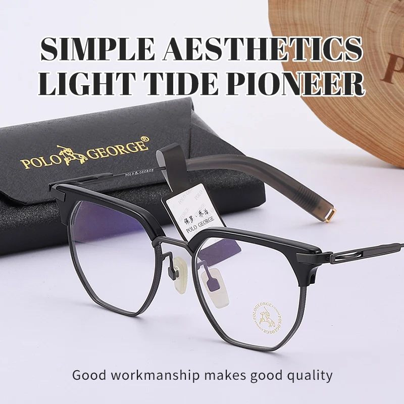 Factory Price Ingenious Craft Robust Durable Hinge Titanium Eyeglasses Frame for Ladies