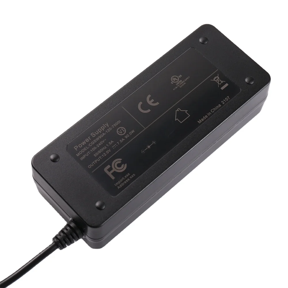 UL CE KC PSE Power Adaptor Desktop 90w 5v 12v 15v 19v 24v 36v 48v 1a 2a 3a 10a 4a 5a AC DC Switching Power Supply Adapter