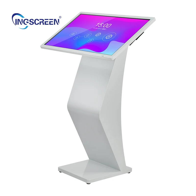 INGSCREEN Portable All in One Computer Interactive Information Lcd Advertising Player Digital Kiosk Touch Screen Kiosk