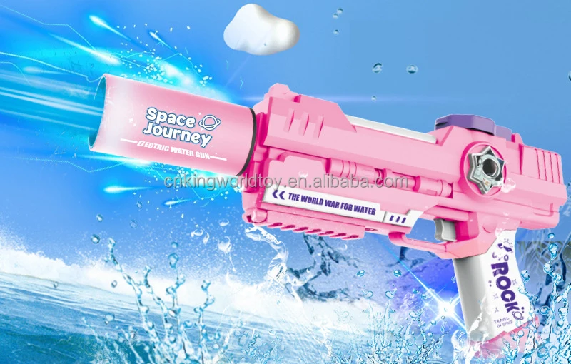 Kids Automatic Space Shooting Watergun Toy Cartoon Electric Water ...