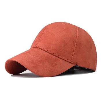 High Quality Custom Embroidery Logo Suede Face Caps Sport Hat Blank Baseball Cap Suede