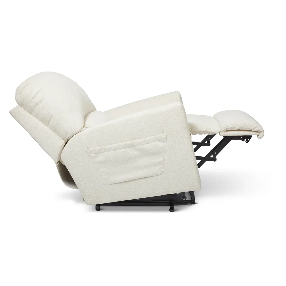 High Quality Modern Single Recliner Comfortable Power Lift Sofa Fabric Upholstery Wood Position Adjustment Massage for Elderly
