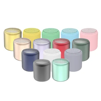 Macaroon Mini Speaker Bluetooth Wireless Speakers Colorful With Hanging Rope Music Player