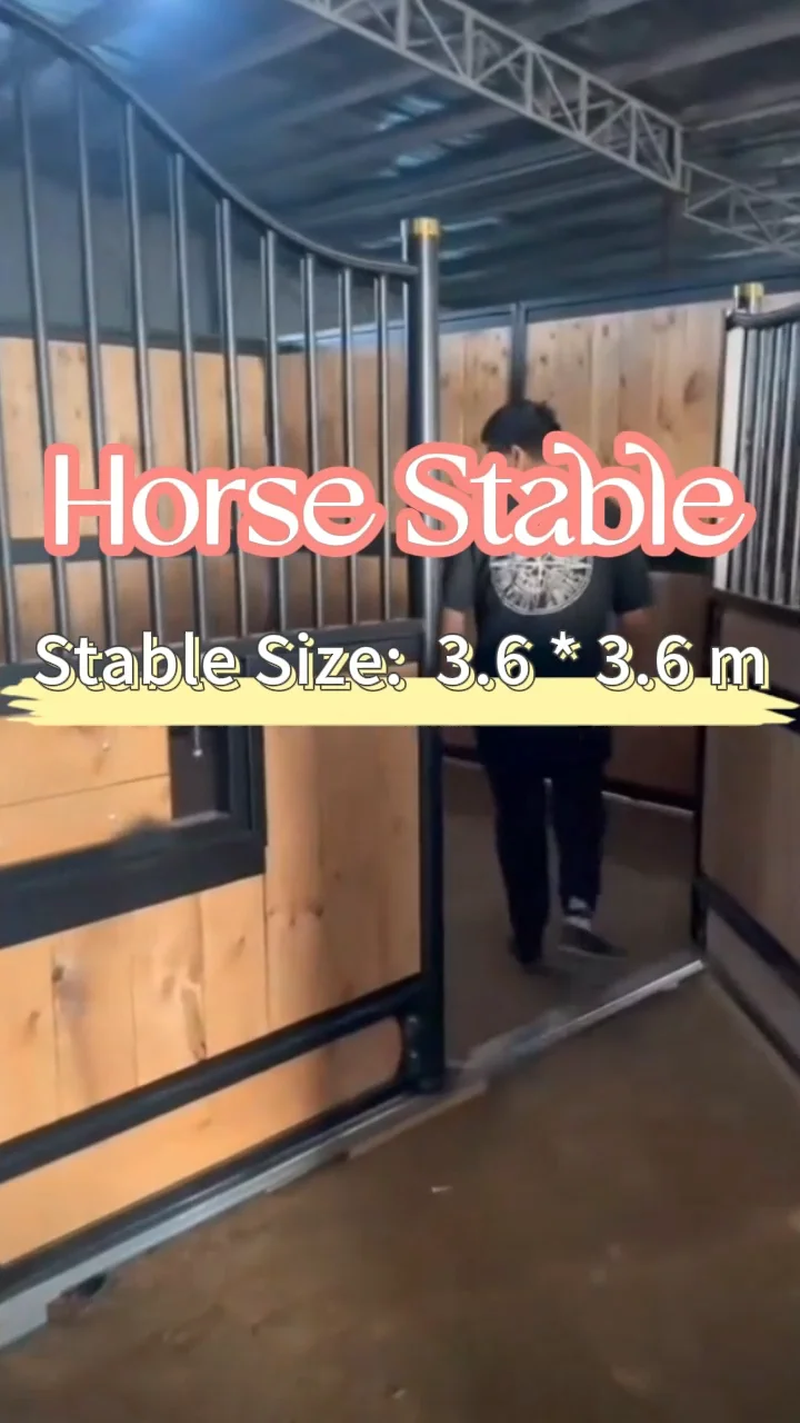 Classic Equine Stable Stall Fronts Horse Equipment Painted Panel Pipe ...