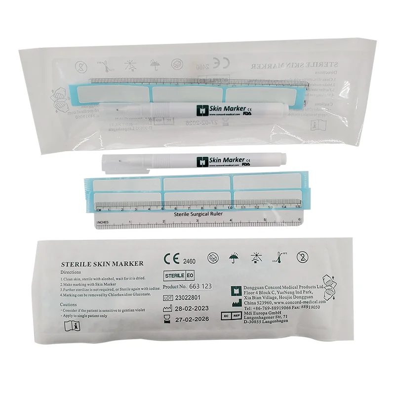 Professional Marker Pens Touch Medical Magic Marker Pens Use Body Marker for Surgical Labeling