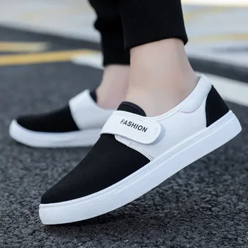 New Model Cheap Shoes Ready To Ship Walking Style Sneakers Leisure Soft Low Top Canvas Mens Casual Shoes