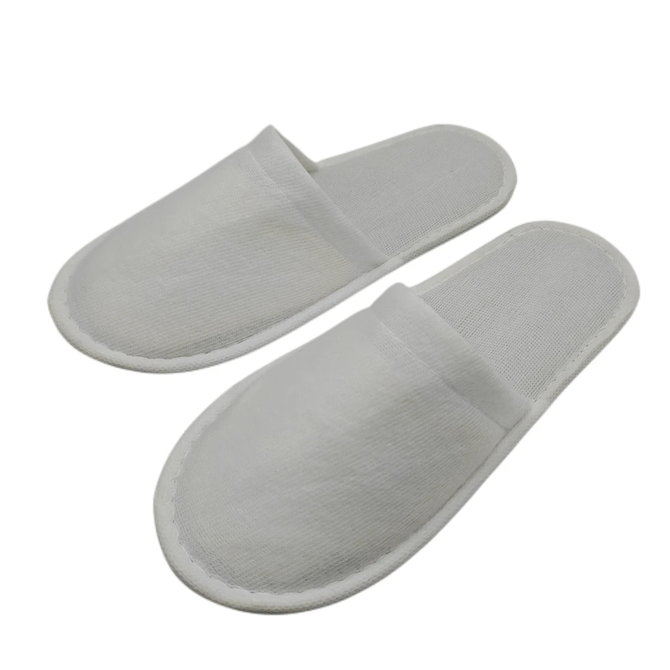 Durable In Use Hot Customized Logo White Sale Nonslip Hotel Disposable Slippers Buy