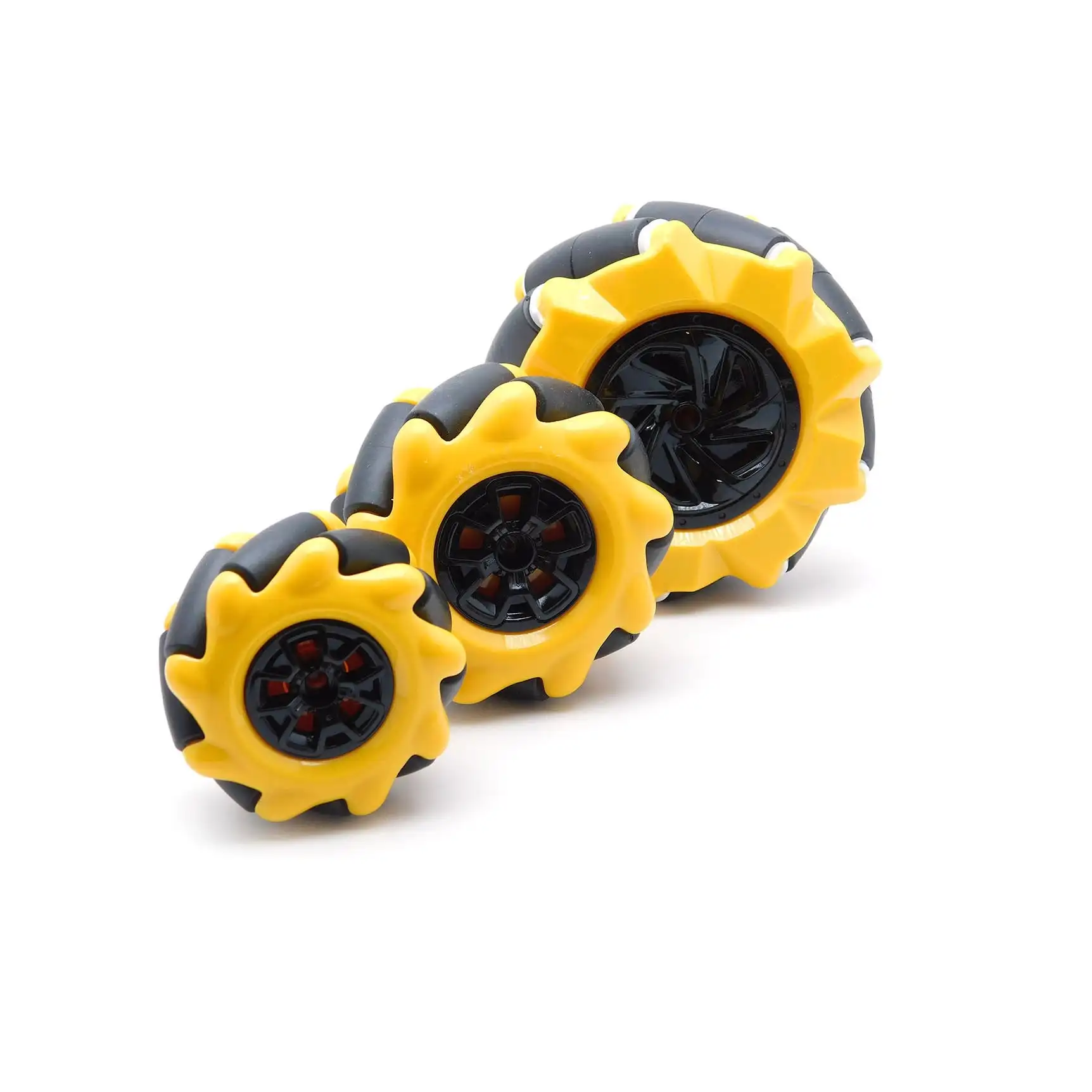 Roue omni de rechange, roue omnidirectionnelle à double rangée de 48 mm, roue multidirectionnelle 14036, accessoires de rechange pour l'industrie