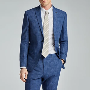 High Quality Men's Single-Breasted Woolen Suit Tailor-Made Exquisite Two-Piece Formal Business & Wedding Suits Breathable