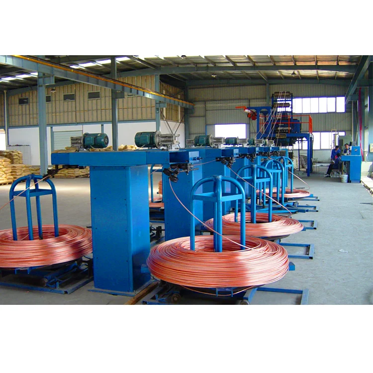Factory Direct Sale Lowest Price 8-20mm Oxygen-free  Upward Continuous Copper Rod Casting Machine for Scrap Copper 1000-12000T