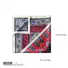 Red blue floral scarf Bandanas