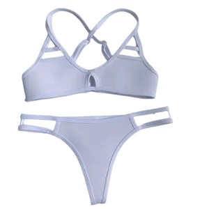 Cikini Neoprene Swimwear Women New Summer Sexy Thong Beach Bikini Swimsuit Wholesale Bathing Suits