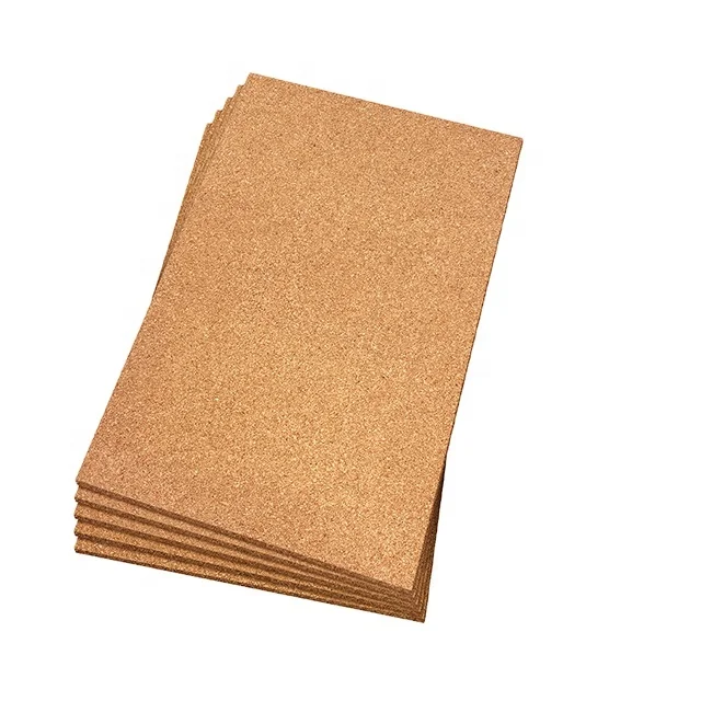 High Density Sound Barrier Natural Cork Sheets Natural Cork Underlayment for Flooring