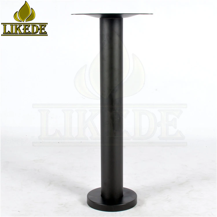Metal Table Leg Black Iron Fixing Legs to Glass Table Single Leg Table Base