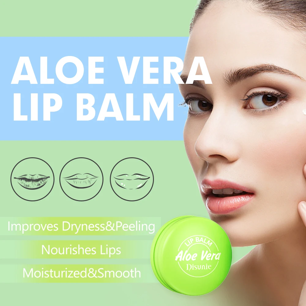 Natural Aloe Vera Lip Balm with Shea Butter - Nourishing Lip Care